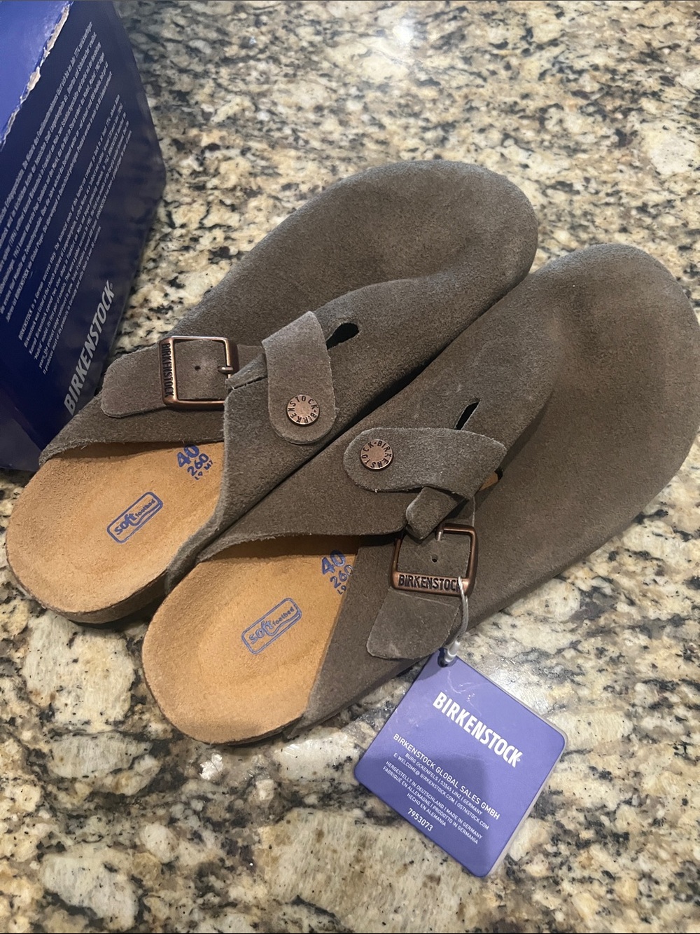 Birkenstock Boston Clog Taupe Women’s Size 9